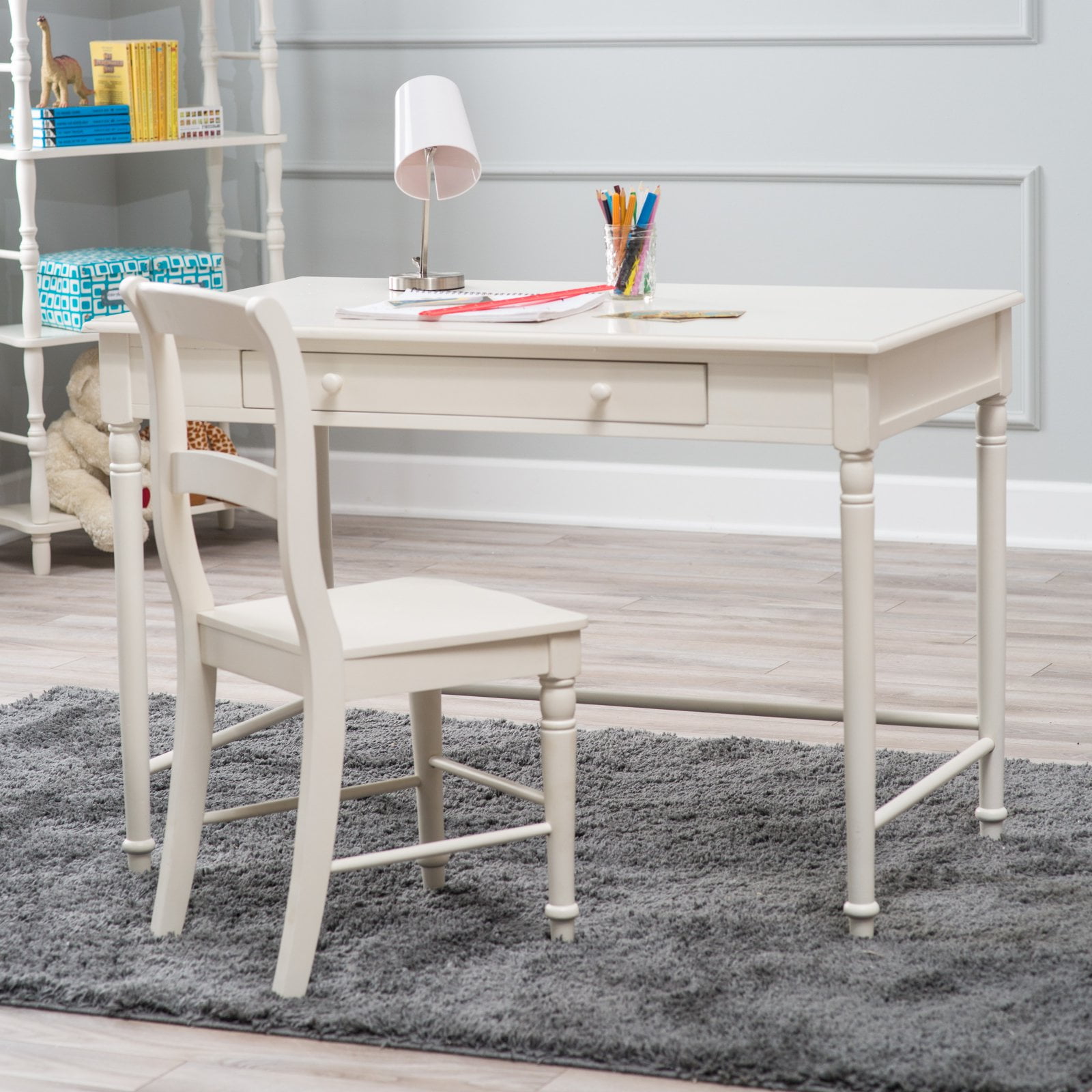 Classic Playtime Spindle Desk And Chair With Optional Hutch