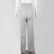 thumbnail image 2 of Gibobby Pantalones para mujer Pantalones casuales de algodón con pierna recta, cintura alta, elásticos, sueltos y con cordones para mujer(Gris,G), 2 of 4