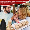thumbnail image 4 of Date Night-tärningar för par, romantiskt att göra Date Night-parspel med väskaförvaring, perfekt för par Alla hjärtans dag, födelsedag, bröllop 1 set, 4 of 5