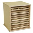 thumbnail image 3 of Wood Designs Puzzle Rack with Larger Knob 12 Shelves Wooden Storage Rack, 3 of 6