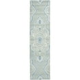 thumbnail image 5 of SAFAVIEH Wyndham Pompeii Damask Wool Runner Rug, Blue/Ivory, 2'3" x 11', 5 of 10
