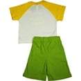 thumbnail image 2 of Mish Mish Boys Sizes 5-7 Cotton Short Sleeve Tank Tee Shirts Short Sets 11842-7 (yellow/lime), 2 of 4