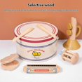 thumbnail image 3 of Ensemble de 5 Instruments de Percussion en Bois Jeux Interactifs Intéressants Main Il C, 3 of 4