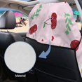 thumbnail image 5 of FOR U DESIGNS Cherry Daisy Heart Print Car Seat Towel Cover Universal Fit Front Seat Protector Car Seat Cover Sweat Towel with Sweat Absorption for Gym, Yoga, Swimming, Pets and Family Travel, 2 Pack, 5 of 7