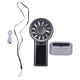 thumbnail image 2 of Fan Portátil Del PDA, Fan De Mano Accionada Solar USB De 5 Velocidades Recargable Para El Gimnasio, 2 of 7