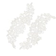 thumbnail image 4 of Adorno de Cuello de Poliéster Sonducket Bordado de Flores Blanco, 4 of 6