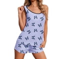 thumbnail image 3 of Avidlove Womens Pajamas Sets Soft Tank Top and Shorts Set Sleeveless Racerback Cami Sleepwear 2 Piece Summer Nightwear, 3 of 6