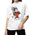 thumbnail image 2 of Devil Cartoon with Red Suspenders Women's T-shirt, 2 of 3