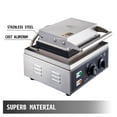 thumbnail image 2 of Commercial Donut Maker 6 Hole, 1550W Electric Doughnut Machine Double-Sided, 50-300°C Temp Control, Non-Stick Teflon, for Kitchen & Business, 2 of 7
