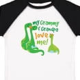 thumbnail image 4 of Inktastic My Grammy and Grandpa Love Me Grandson Dinosaur Boys Toddler T-Shirt, 4 of 5