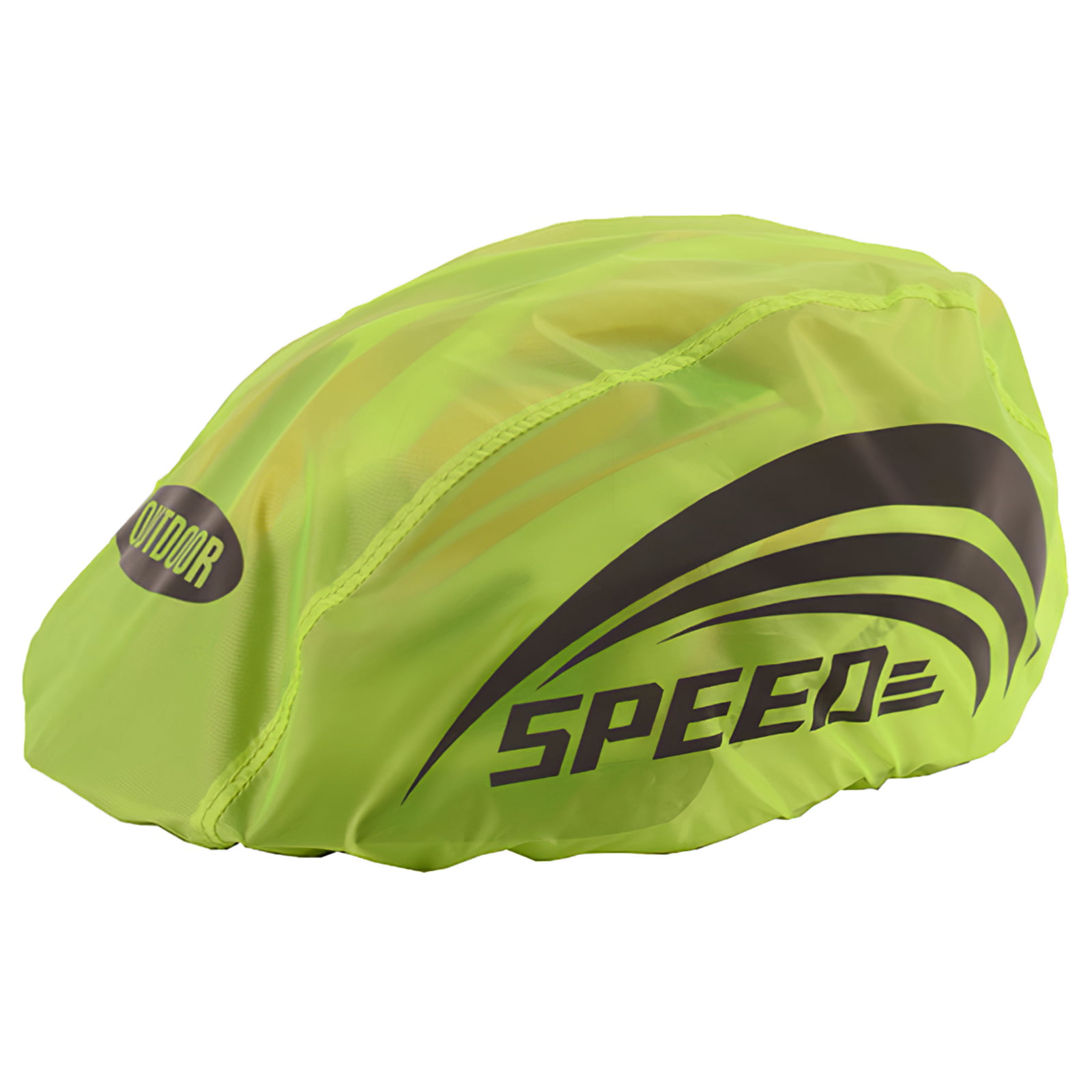 Bike Bicycle Helmet Cover Rain Waterproof Safe High Visibility Reflective Strip 