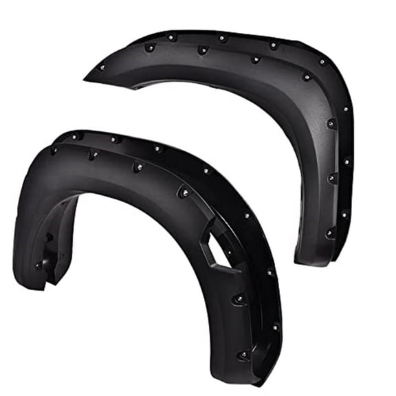 4Pc Fender Flares Front&Rear Pocket Style Black Wheel Cover Protector Fit for Nissan Titan 2004-2015