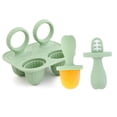 thumbnail image 1 of Moldes de silicona para helados ILEYLUY Mini para leche materna con palitos, color verde, 1 of 6