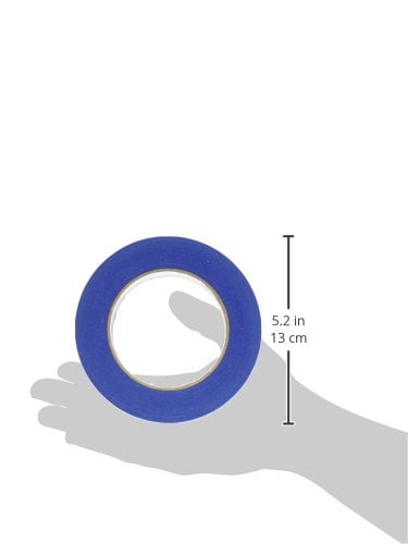 TAPECASE PT14 Painters Masking Tape,Blue,1/2In x 60 Yd