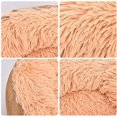 thumbnail image 2 of Cama para mascotas, cama suave para gatos, cama redonda para perros, cama de felpa de 35 cm, cama para mascotas para dormir y descansar en invierno (amarillo) oso de fresa Electrónica, 2 of 5