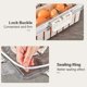 thumbnail image 4 of Divided Serving Tray with Lid,Snackle Box Container, Snack Tray with Lid and Handle,for , Travel, & Picniccnic, 4 of 5