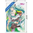 thumbnail image 3 of Hatsune Miku - Color Splash Wall Poster, 22.375" x 34", Framed, 3 of 5