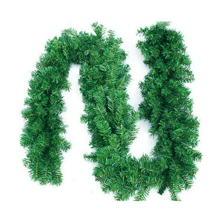 Garland Outdoor Range Artificial Spruce Christmas Garland ,8.8 Foot Soft Green Green Garland for Christmas Decorations Christmas Artificial Pine Garland, Outdoor or Indoor,Wedding Party ()