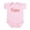 Petal Pink, variant on CafePress - I'm The Youngest Infant Bodysuit - Baby Light Bodysuit, Size Newborn - 24 Months