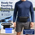 thumbnail image 2 of Waterproof Dry Bag - Swimming Bags Fishing Bags Punch with Waist Strap Screen Touchable with Adjustable Belt for Snorkeling Boating Fishing Kay, 2 of 7