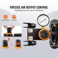 thumbnail image 4 of Kit de aerógrafo VEVOR Professional con compresor y 3 aerógrafos, 4 of 9