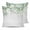 White Sage Green Light Green, variant on Eucalyptus Leaves 20x20 Pillow Covers Set of 2, Spring Summer Watercolor Botanical Throw Pillow Covers Decorative Couch Cushion Case, Microfiber Square Pillowcases for Bedroom Car Living Room
