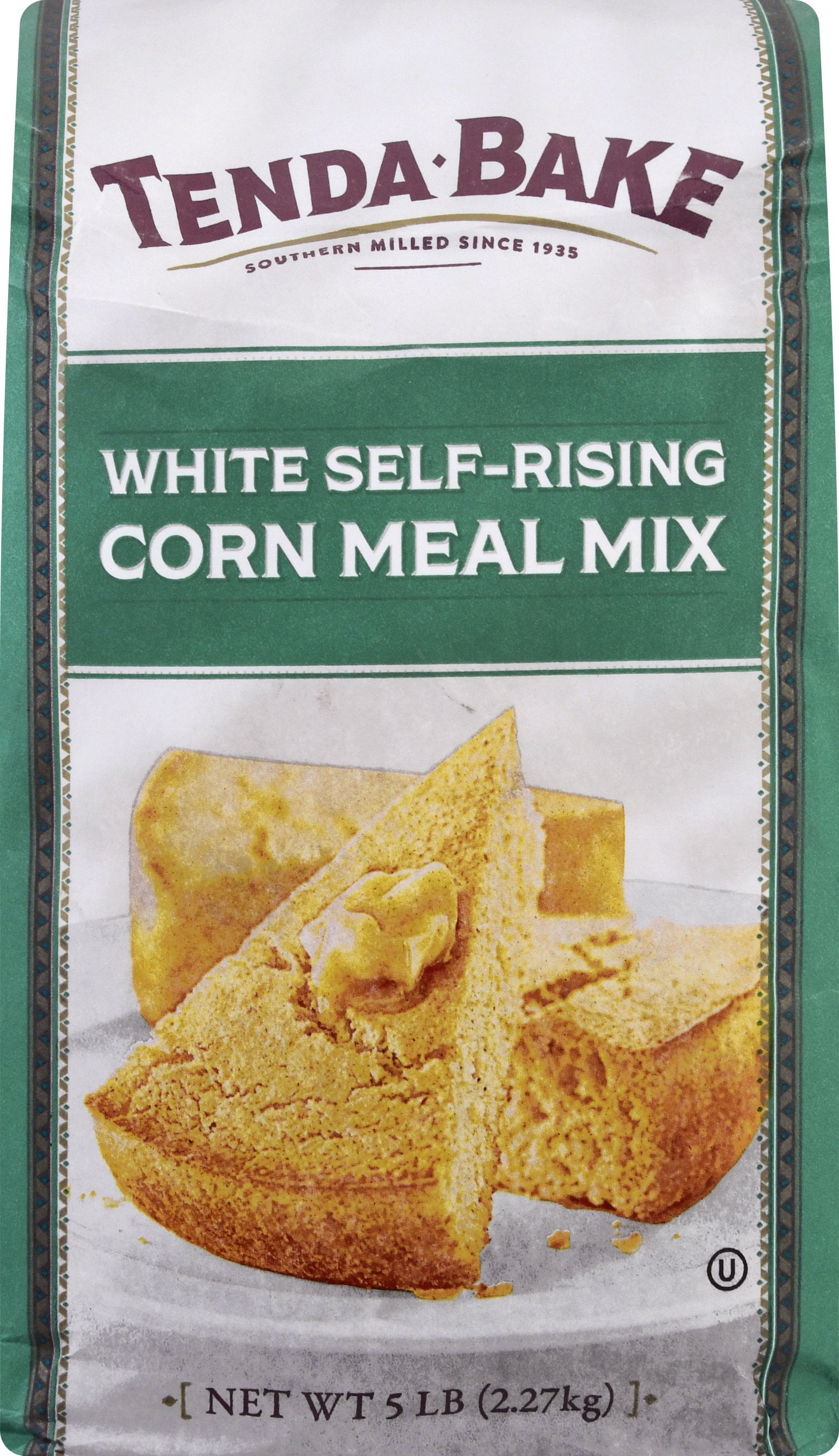 Tenda-Bake Yellow Self-Rising Corn Meal Mix, Authentic Southern Cornbread, 5 lb Bag