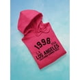 thumbnail image 3 of 1998 Los Angeles Usa Hoodie Women -Image by Shutterstock, Female 4X-Large, 3 of 4