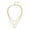 G, variant on Personalized S^imple Hollow Leaf Necklace Multi-layer Round Bead Rhinestone Pend stacking necklace collarbone chain