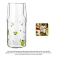 thumbnail image 2 of Vaso De Vidrio Hervidor Estilo Breve Fruta Taza Impresa Bebida Transparente Calix Con Tapa 550 Ml Y 275 Ml Vaso De Bebida Fría Taza De Vidrio De Borosilicato Para Bebida Jugo Agua Advancent HA027508-02, 2 of 7