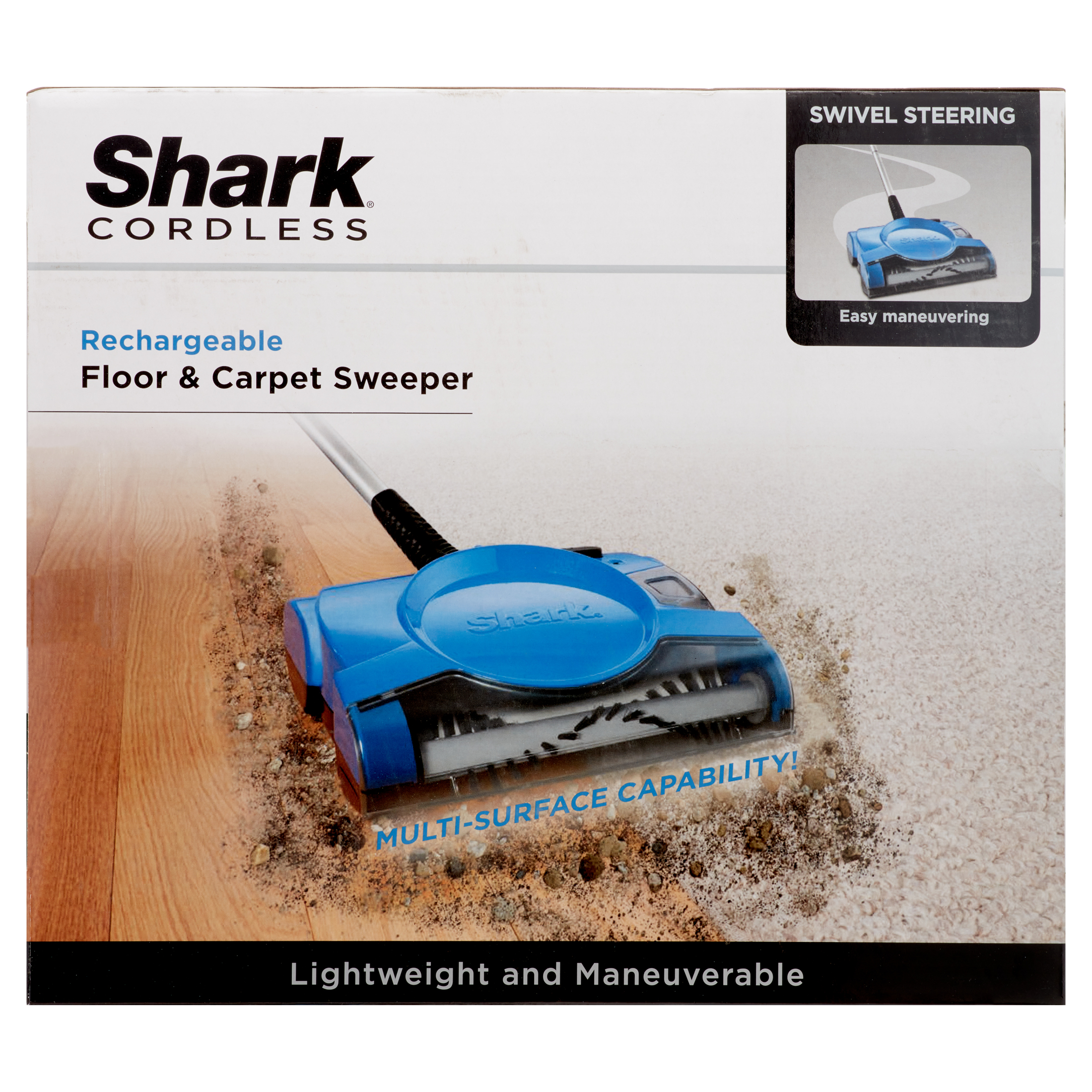 Shark V2700Z Lightweight 10 Inch Cordless Rechargeable Floor and Carpet Sweeper - image 4 of 10