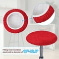 thumbnail image 3 of Uxcell 2Pcs Bar Stool Covers, Elastic Bar Stool Seat Covers for 10"-13" Chair, Red, 3 of 7