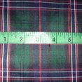 thumbnail image 2 of 100% silk dupion red blue green tartan Plaids fabric 54quot; wide, 2 of 5
