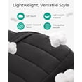 thumbnail image 3 of BAGSMART Lightweight Unisex Backpack, Computer Daypack for 15.6" Laptop, Water-Resistant Work Back Pack College Bookbag, Casual Commute Trip, Puffer Black, 3 of 7