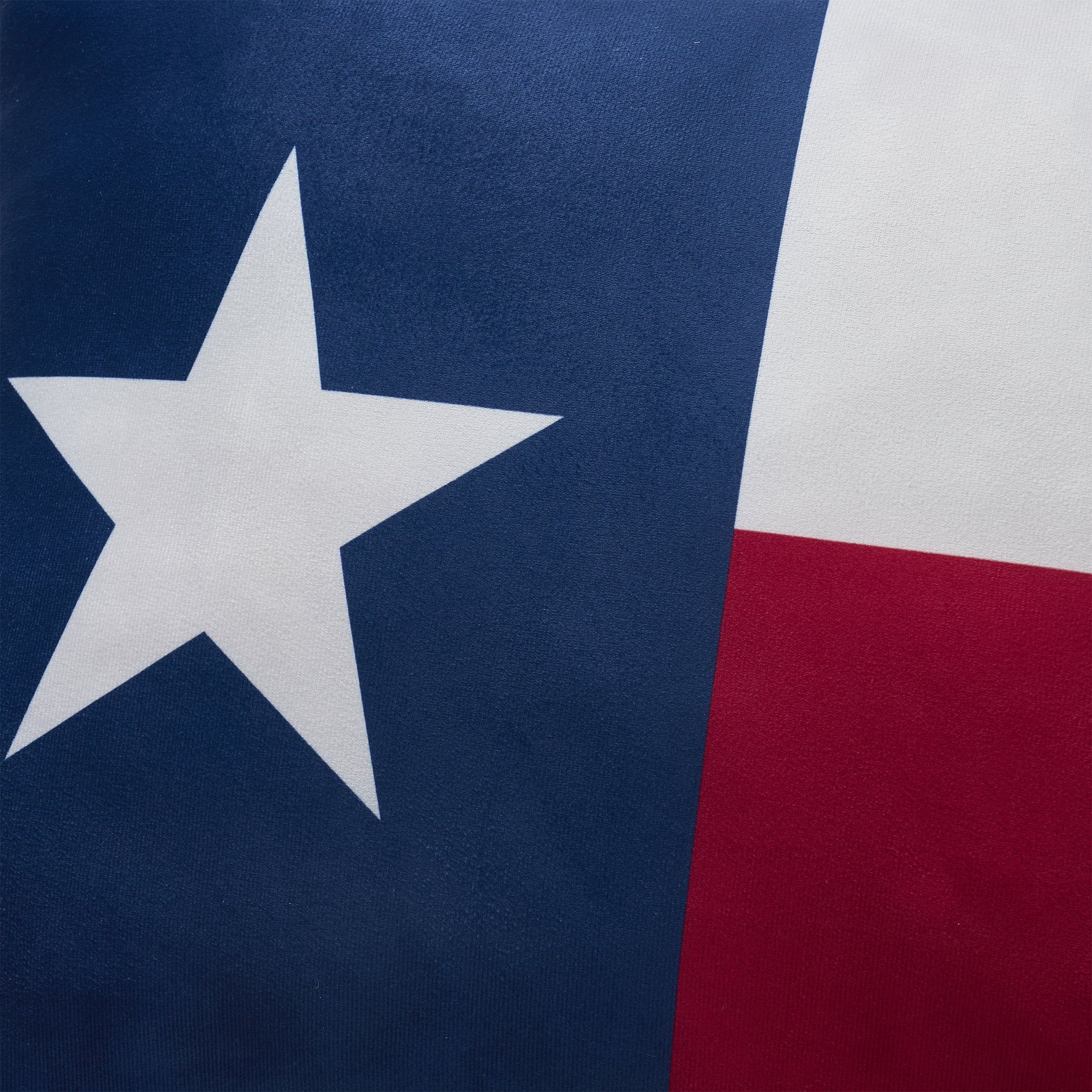 20" x 48 Multicolor Texas Flag Printed Mink Body Pillow