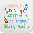 thumbnail image 4 of Inktastic Vascular Surgeon Like Mommy Boys or Girls Baby Bib, 4 of 4