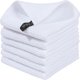 thumbnail image 1 of 6-pack of premium 100% cotton terry tea towels, super absorbent dish cloths with hanging loop, 1 of 5