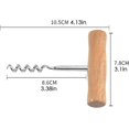 thumbnail image 2 of Wine Bottle Opener Corkscrew | CorkScrew Wine Opener | T Shape Manual Opener, 2 of 5