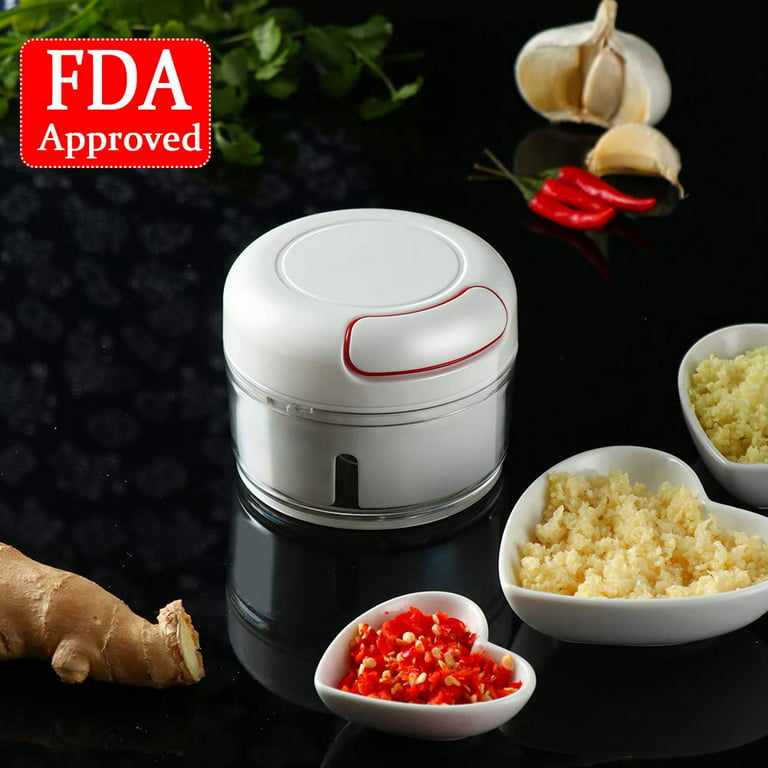 Buy Household Mini Garlic Chopper Manual Food Processor Pull String with  Bonus Garlic Peeler 1pc at affordable prices — free shipping, real reviews  with photos — Joom