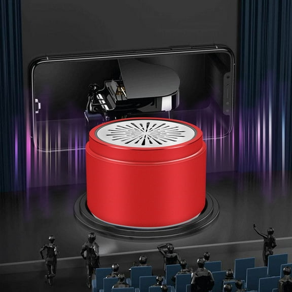 Hwkond Bluetooth Speakers Portable Bluetooth Speaker Wireless Small LED Lighting Aluminum Alloy Sound On Clearance