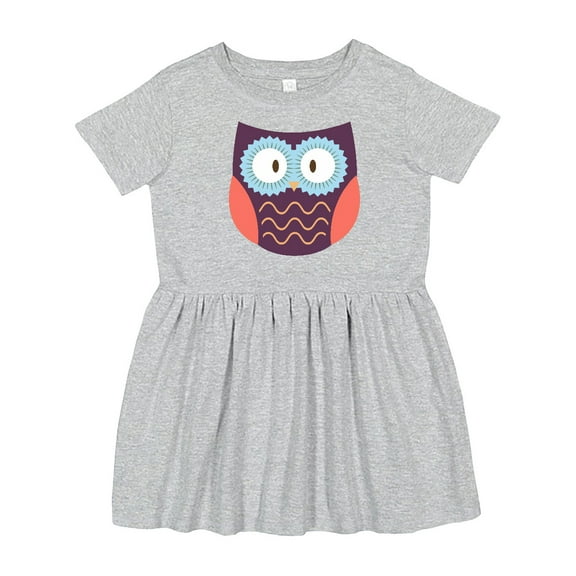Inktastic Owl Girls Toddler Dress