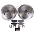 thumbnail image 3 of Power Stop Rear Stock Replacement Brake Pad and Rotor Kit KOE4631 Fits 2011 Subaru Outback, 3 of 6