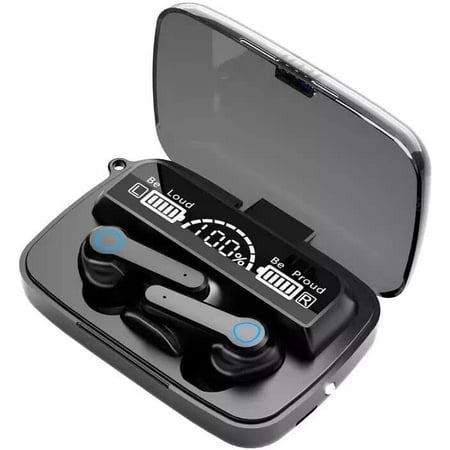 for ZTE Blade A7P True Wireless Earbuds Bluetooth 5.1 Headset Touch Control with LED Digital Display Charging Case, Noise Cancelling Earbuds with Mic