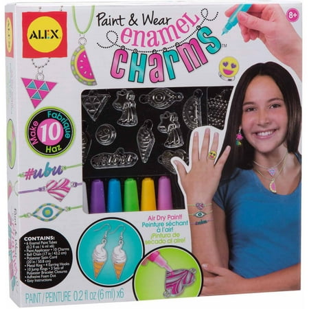 ALEX Toys Do-It-Yourself Wear Paint Enamel Charms Kit