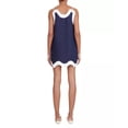 thumbnail image 4 of STAUD Womens Renata Linen Short Mini Dress, 4 of 4