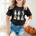 thumbnail image 2 of CAUYDY Toddler Girl Boy Halloween Shirt Spooky Graphic T-Shirt Kids Short Sleeve Tee Top Cute Fall Clothes,8-9 Y, 2 of 5