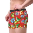 thumbnail image 3 of Kdxio Men's Boxer Briefs with Vector Mexican Otomi Style Bright Print - Comfortable and Breathable Underwear for Everyday Wear, 3 of 7