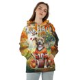 thumbnail image 4 of Hello Fall Pitbull Football Welcome Autumn with Leaves Pumpkins All Over Print 3D Hoodie Unisex Merch Hoodies Terrier Dog Lover - 00012, 4 of 6