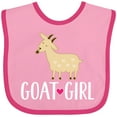 thumbnail image 3 of Inktastic Goat Girl Farm Animal Girls Baby Bib, 3 of 4