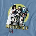 thumbnail image 2 of Beetlejuice Poster Revisited Women's T Shirt,Carolina Blue, Small, 2 of 6